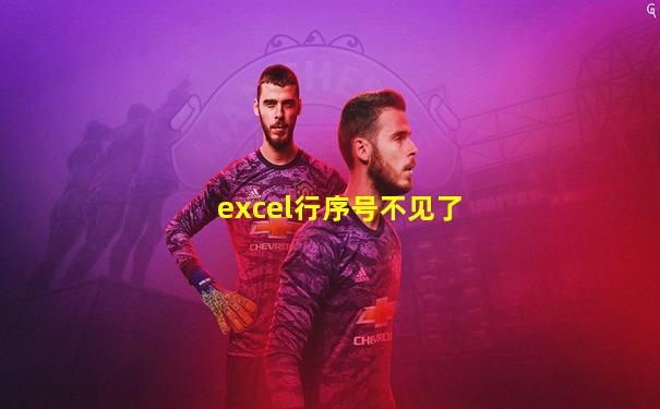 excel行序号不见了