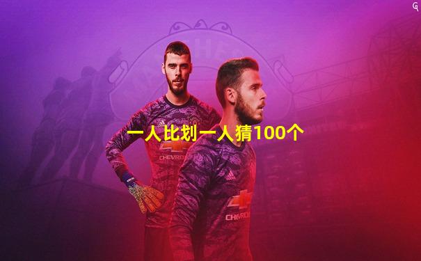 一人比划一人猜100个