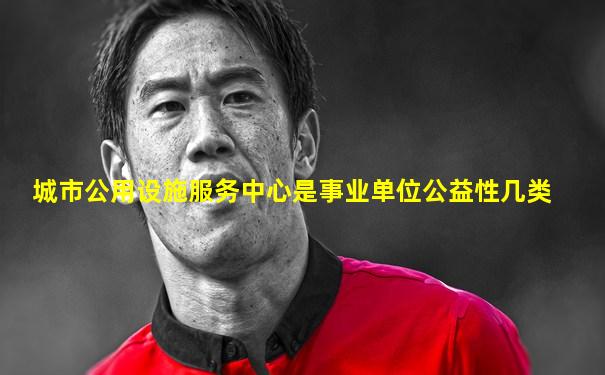 城市公用设施服务中心是事业单位公益性几类