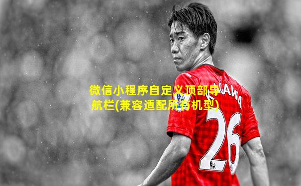 微信小程序自定义顶部导航栏(兼容适配所有机型)
