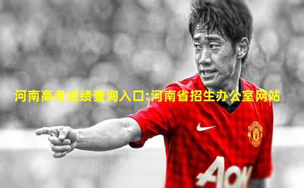 河南高考成绩查询入口:河南省招生办公室网站